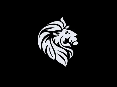 The King animal beast branding character design flat graphic design icon illustration king lion logo logo design monochrome symbol vector
