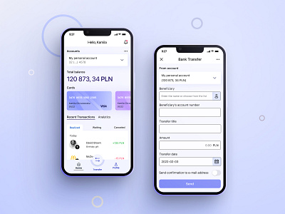 Banking Mobile App app application bankingapp design mobile ui ux