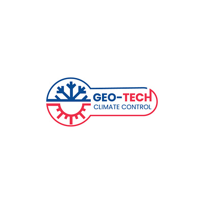 GEO - TECH CLIMATE CONTROL LOGO branding climate control climate control logo climate logo design designing geo tech logo graphic design graphics illustration logo logo design vector