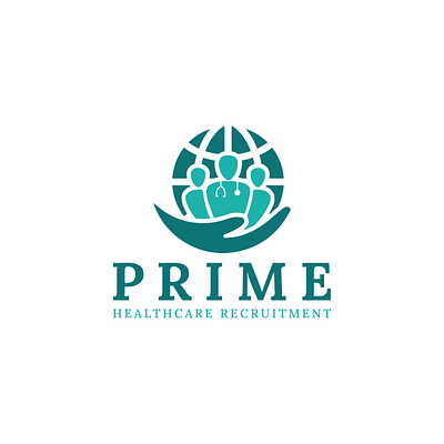 PRIME HEALTHCARE RECRUITMENT LOGO branding design designing global recruitment logo graphic design graphics health care health care logo health care recruitment logo iconic logo illustration logo logo design medical logo recruitment logo vector