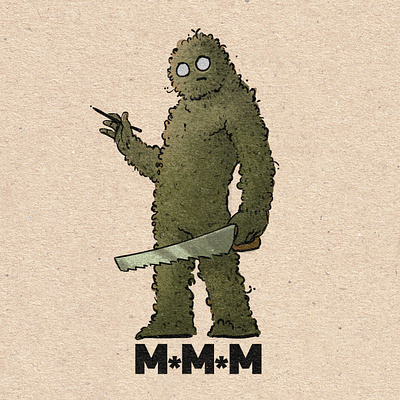 Moss Man character design for Moss Man Made