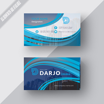 Sample 3 design graphic design v visiting card