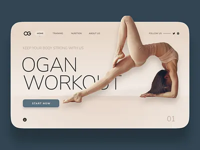 OGAN Workout design graphic design training ui workout