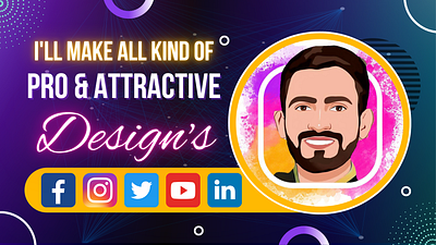 Personal graphic designer, Photoshop, canva expert do any task 3d animated infographic animation branding cv designing graphic design icon design infographic video landing page design logo logo design make website motion graphics photo editing reaume design thumbnail design ui video editing video making web page design