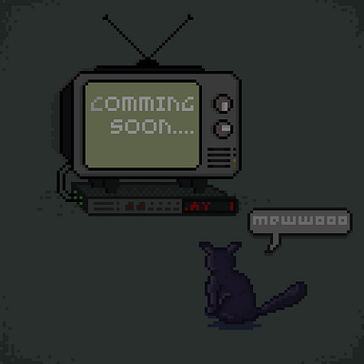 cyberpunk cat 2d illustration cyberpunk arts illustration minimal pixel art pixel illustration