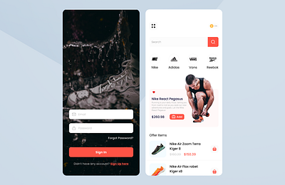 Sneakers store mobile app ui appdesigner e commerceui figmaapp iosapp mobileapp mobileappdesigner mobileapplication mobileui ui uidesign uidesigner uiux uiuxdesign uiuxdesigner