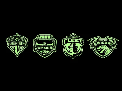 Bafa Allstar Logos branding design esports football logo mascot sports