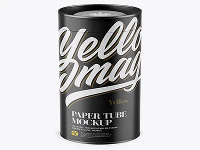Download Psd Mockup Paper Tube Mockup - Front View design graphic design