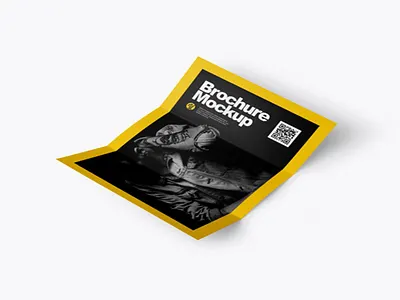 Download Psd Mockup A4 Brochure Mockup - Half Side View HQ design graphic design