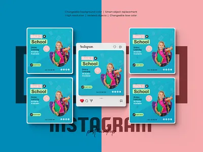 Back to School Banner | Social Media Post Design ad advertiging back to school branding cover design facebook ad facebook post flyer graphic design instagram ad instagram post online shot social media ad banner social media banner social media post design template ui web banner