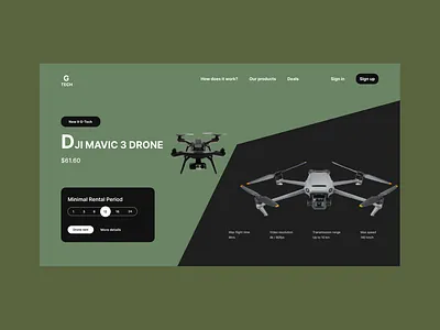 E. Commerce Drone Web Page Design branding design graphic design landing page logo mobile screens ui ui design ui kit ui trends uiux uiux kit ux design ux kit ux trends web page