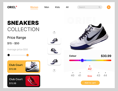 Oriel Sneakers ui