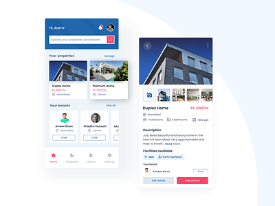 Property Selling App android app design ios property real estate tenants ui ui design ux design