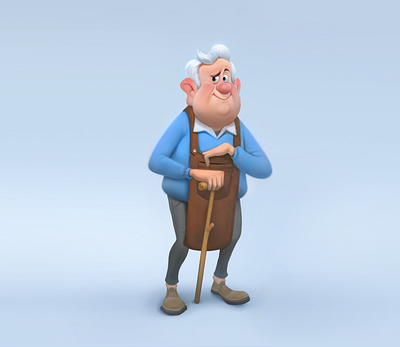 GrandPa character characterdesign digitalart illustraion mascot design