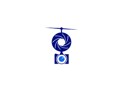 Camera + Drone Logo branding graphic design logo