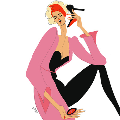 Flat Illustration character digital art fashion fashion illustration fashionillustration flat illustration procreate