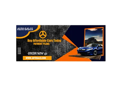 Auto online banner design branding design graphic design illustration logo vector
