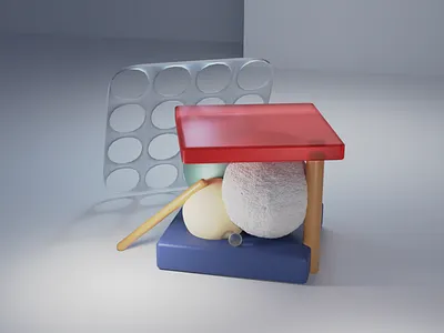 3D shapes concept 3d b3d blender minimal shapes