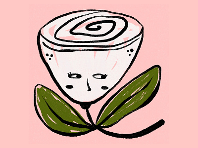 Spring Flower character design flower illustration procreate spring flower