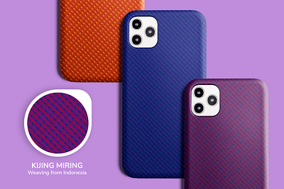 Weaving pattern : Kiting Miring - Indonesia brand branding case design fiber good indonesia iphone pattern phone phonecase pitaka playoff seamless tenun vector weaving