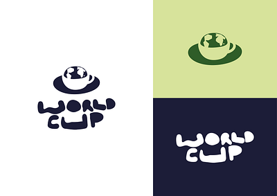 Dunia dalam Cangkir cup globe illustration logo mark personal symbol world world cup