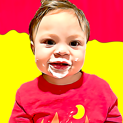 Cartoon Baby design graphic design vector