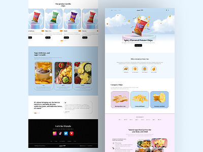 Chips UI Figma Template Website catalog chips shop chips store dried fruit shop ecommerce food and drink food delivery grocery landing page product retail shop snack snack shop store supermarket ui design ui inspiration web design website