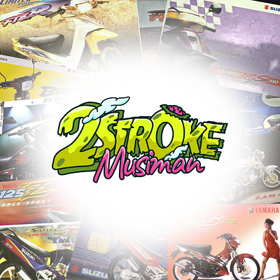 2 Stroke Musiman - Tees Design graphic design motobike tees design tshirt design