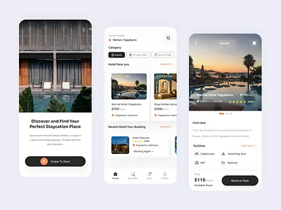 Hotel Booking apps. app ui ux indonesia designer typography ui ux
