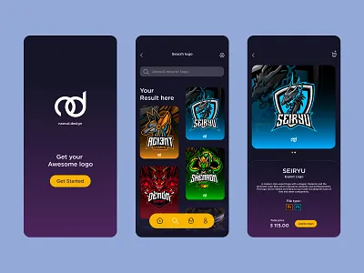 My Logo App UI graphic design ui uiux