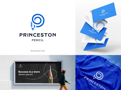 Princeston Pencil - Letter Logo , PP Logo blue pencil logo brandbook brandidentity cartoon pencil logo gradient logo initial logo ink letter pencil logo letterlogo modern logo monogram letter mark monogramlogo p icon pencil sketch logo pp logo pp logo 99designs ppp logo rimongraphics trend lettermark