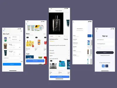 E-commerce App Design app design e commerce figma interface mobile product ui ux