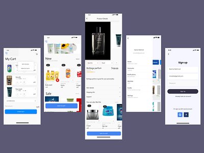 E-commerce App Design app design e commerce figma interface mobile product ui ux