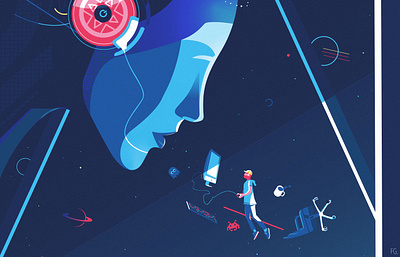 Will AI soon overtake us ? ai artwork digital illustration digitalart game gamer gaming ia illustration illustrator pop art retro science video vintage