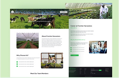 Agribusiness Website Design branding design figma landing page prototype ui uiux user interface userexperience web design website design wireframe