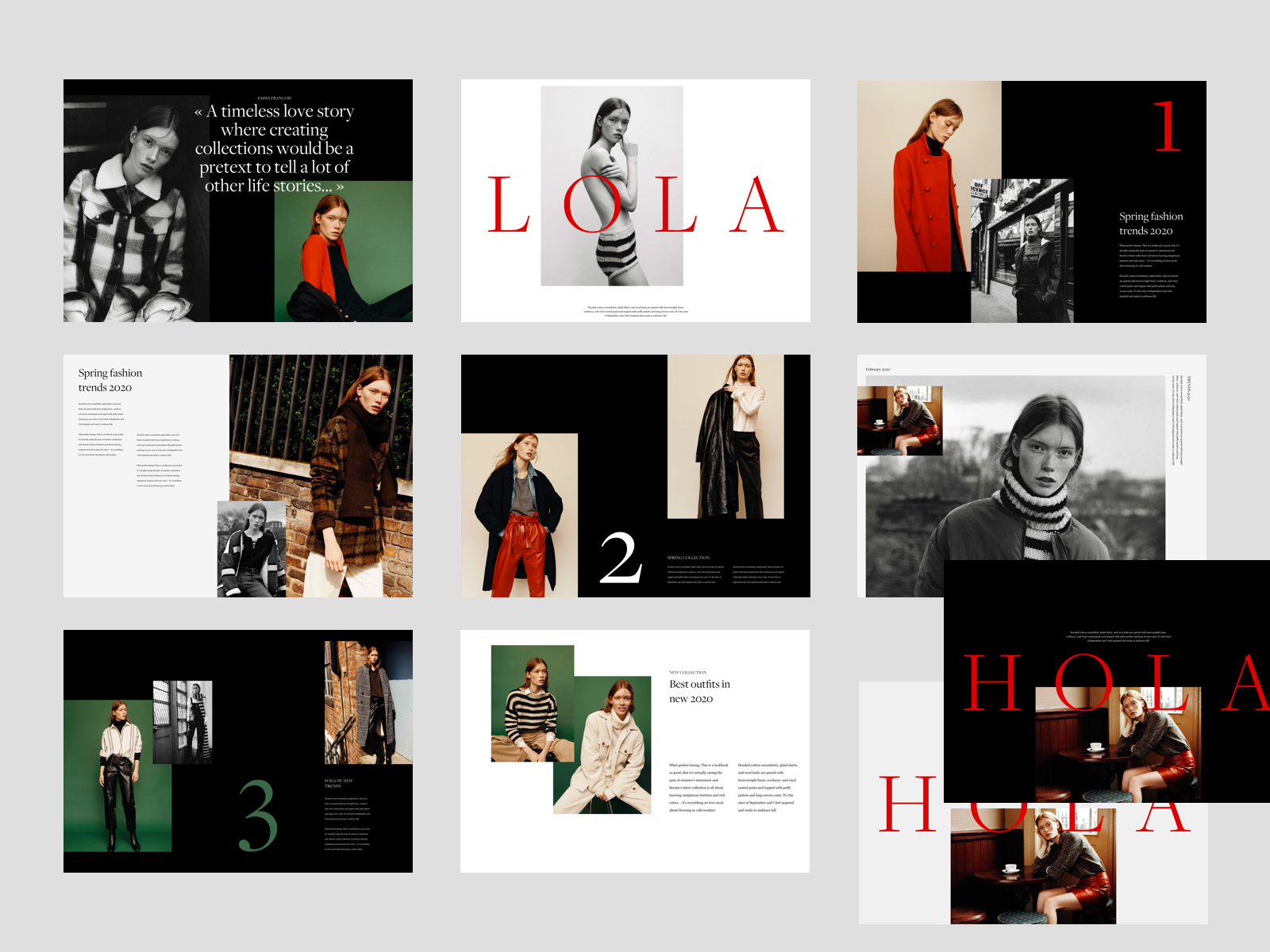 Example of Presentation Template Design (20 Slides)