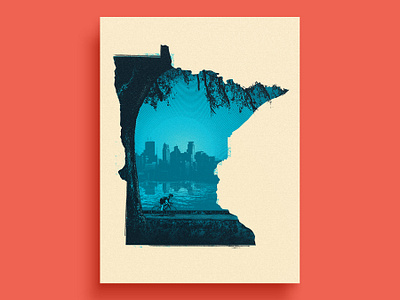 Posters for Parks 2019 art bicycle bike city design illustration minneapolis minnesota mn poster print screen print screenprint