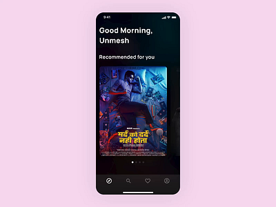 On-demand Movie Streaming App - Swipe 2.0 animation app cards design flat minimal motion movie movie app netflix on demand ondemand product design swipe swipe interaction ui uiux