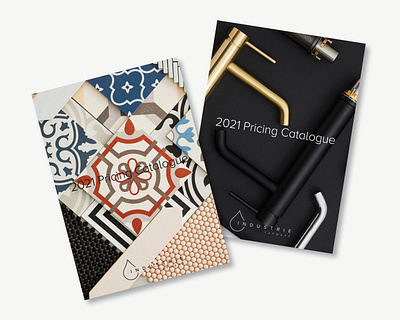 Industrie Tapware & Ceramics Pricing Booklet bathrooms catalogue design ceramics corporate corporate branding corporate brochure corporate brochure design corporate design design refresh design revamp designer graphic design marketing assets marketing material pricing book pricing catalogue pricing page