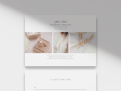 Canva Gift Card Template