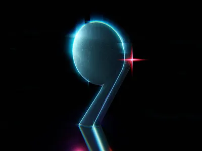 36 Days of Type - 9 35dot 9 36daysoftype 3d 3d animation 3d art animation blender cgi cycles design graphic lettering motion number render