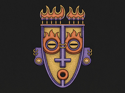 Firestarter adobeaftereffects animation burn character characterdesign cover art design digitalillustration dotwork drawing fire graphicdesign illustration illustrator mask motiongraphics tribal vector art voodoo witch