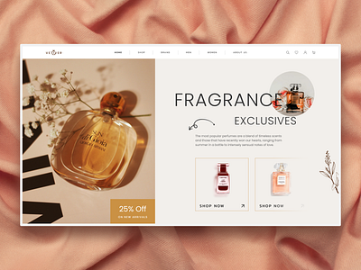 Perfume Web App app concept app de app design app designer app development branding design e commerce fragrance illustration logo ui ux web design web development