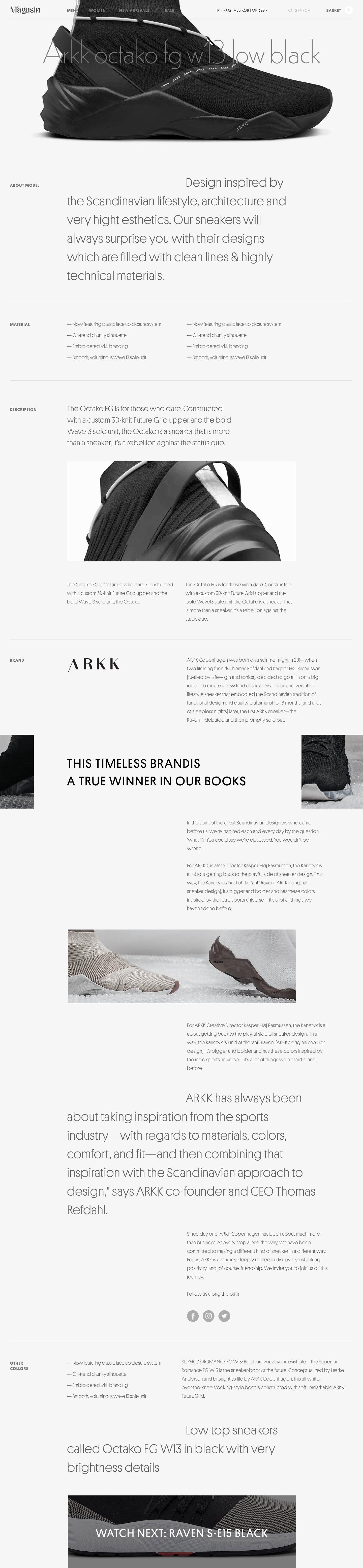 Example of Website Redesign