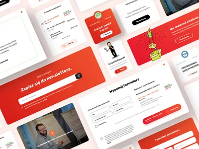 AgileRebels🚀 | UI Elements ▪ Landing page animation design project ui ui elements uiux ux webdesign website website design
