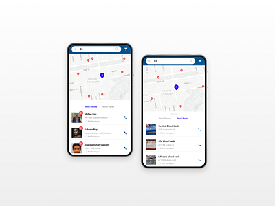 Tulip - Find nearby blood donors & blood banks app blood healthcare india ui