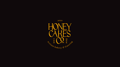 Custom lettering v.2.0 artisan bakery branding cakes catering font honey luxury