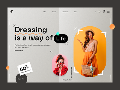Fashion Landing Page apparel clothing clothing brand clothing company clothing line ecommerce fashion fashionblogger homepage landing page mockup online shop outfits photography style ui ux web design web page website