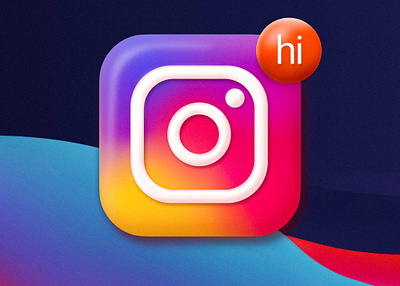 Instagram 3D Icon for Mac OS Big Sur 3d animation 3d art aftereffects animation design dribbble best shot dribbbleweeklywarmup facebook figma iconography illustrations instagram logo macos protopie web