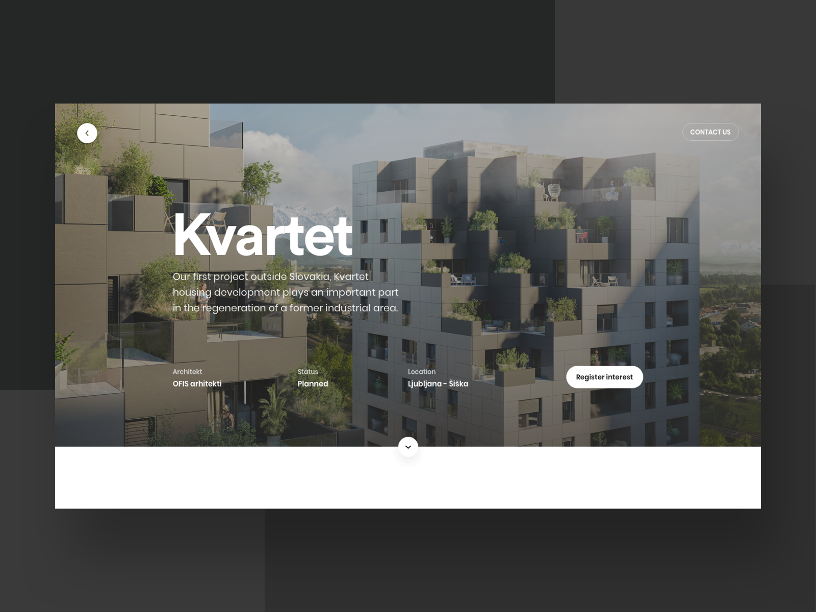 Example of Visual Front End Development